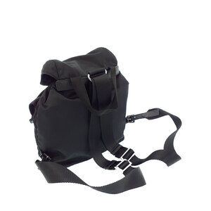 Prada Black two Backpack pocket
